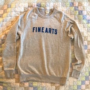 Megan Huntz FINE ARTS crewneck sweatshirt. Medium. Worn once.